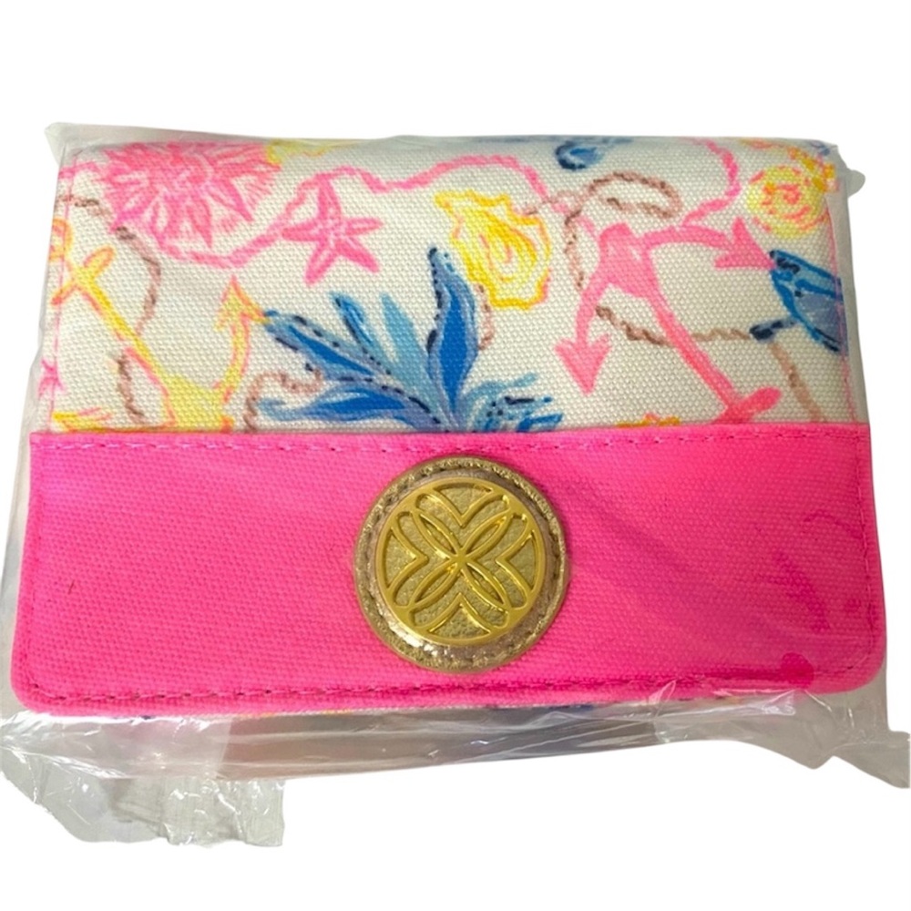 NWT Lilly Pulitzer card case with 2 sets playing cards unopened - Picture 3 of 4